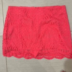 Pink lace Lily Pulitzer skort
